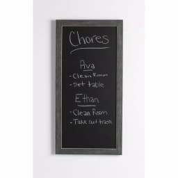 DesignOvation Wyeth Framed Magnetic Chalkboard Memo Board, 13 x 26 inch thumbnail 7