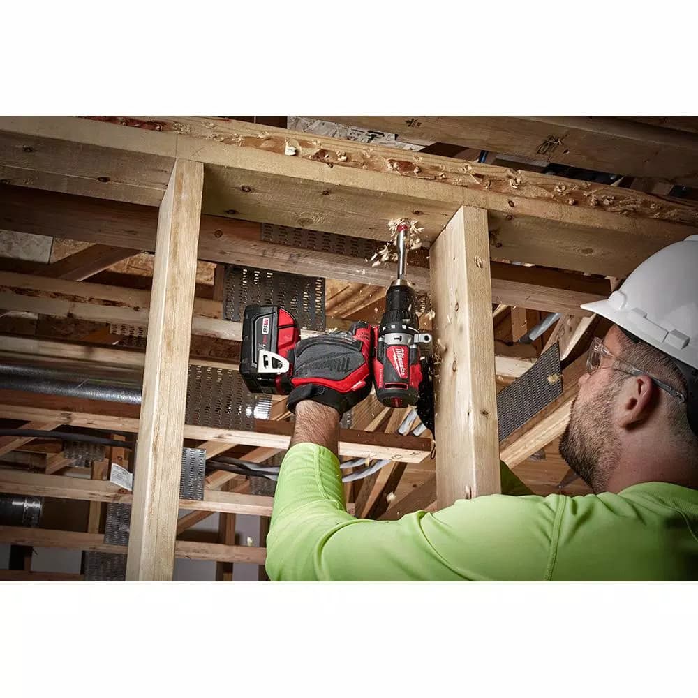 Milwaukee M18 18V Brushless 3-Tool Combo Kit with 2 Batteries and Charger