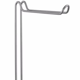 Home Basics Seville Freestanding Toilet Paper Holder with Storage Base in Satin Nickel thumbnail 3