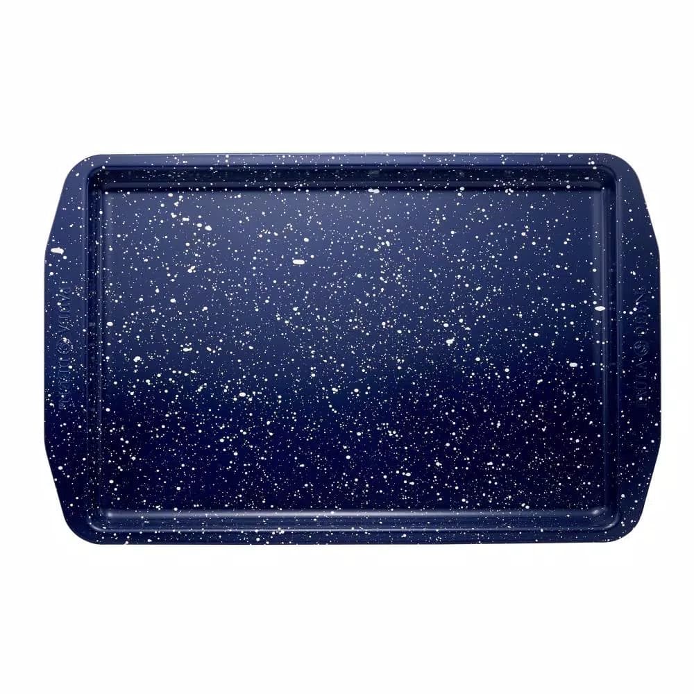 Paula Deen 4-Piece Nonstick Speckled Bakeware Set, Deep Sea Blue
