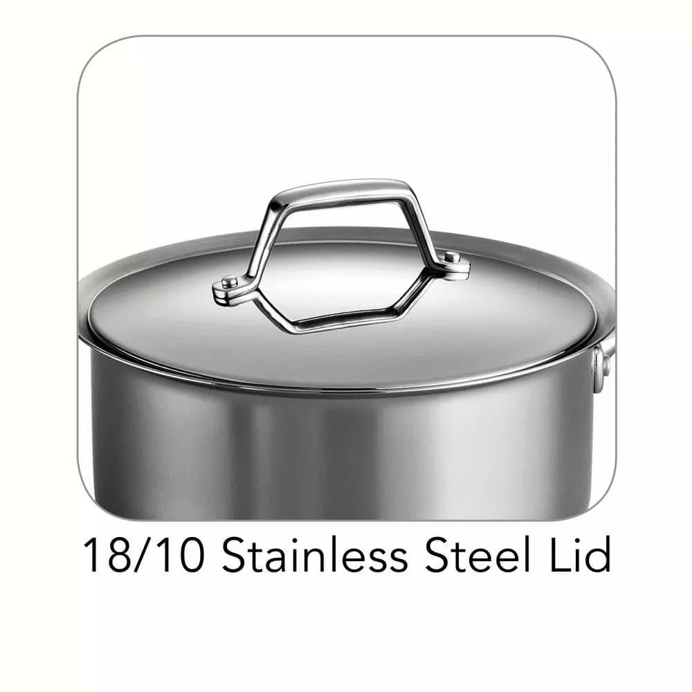 Tramontina Gourmet Prima 3 Qt. Stainless Steel Sauce Pan with Lid