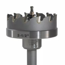 Klein Tools 2-1/2 in. Carbide Hole Cutter with Arbor, Multi-Purpose Hole Saw for Stainless Steel and Metal thumbnail 4