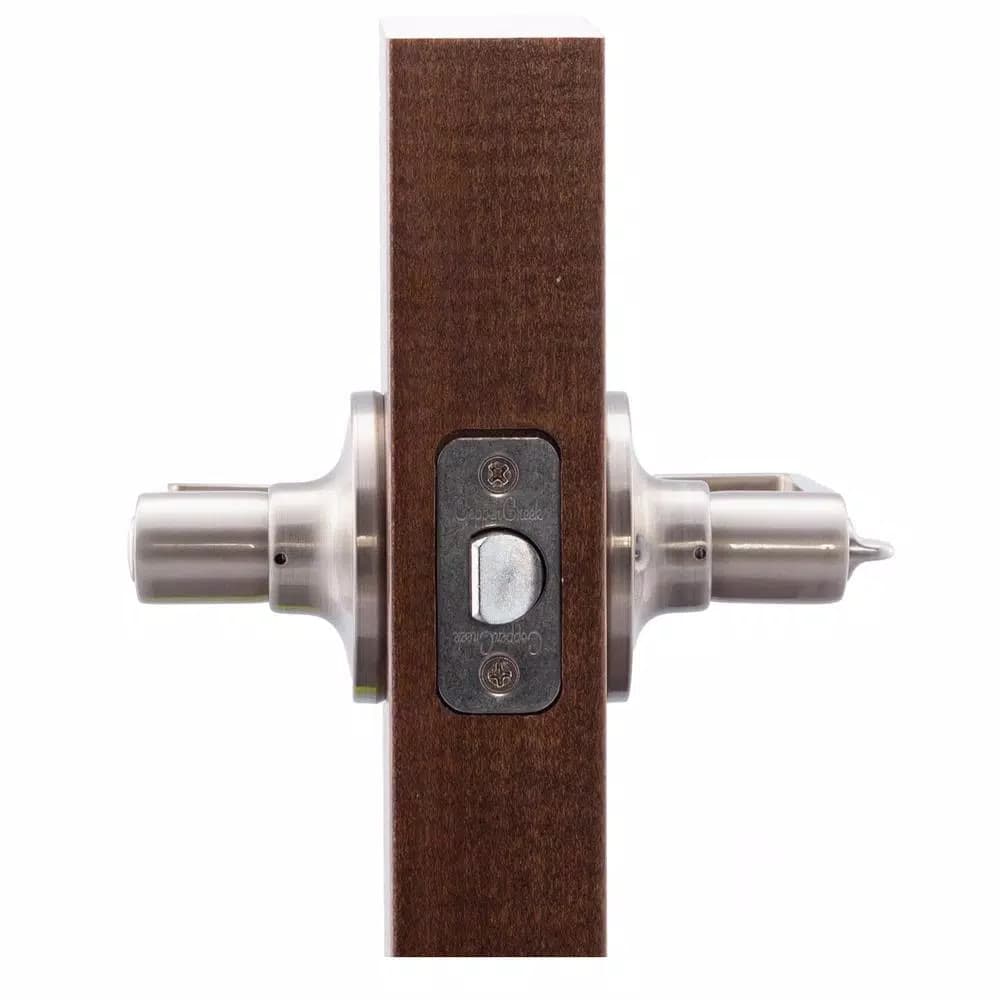 Copper Creek Avery Satin Stainless Steel Privacy Bed/Bath Door Lever