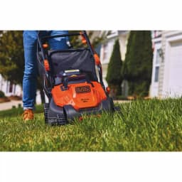 BLACK+DECKER 15 in. 10 Amp Corded Electric Walk Behind Push Lawn Mower with Bagger thumbnail 11