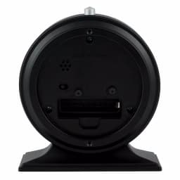 La Crosse Clock Co. Silent Sweep Black Mantel Alarm Clock with Luminous Hands thumbnail 2