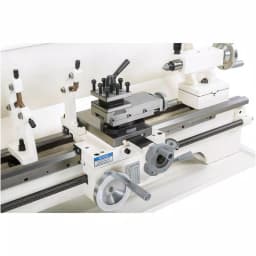 Shop Fox 10 in. x 26 in. 1 HP 110-Volt Benchtop Metal Lathe with Quick-Change Gearbox thumbnail 2