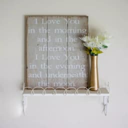 Unbranded Boulder Innovations "I Love You In The Morning" 16 x 19 in. Printed Wood Wall Art thumbnail 1