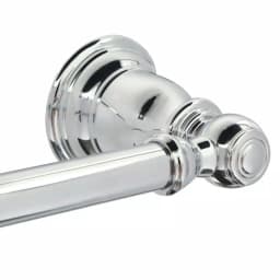 MOEN Kingsley 24 in. Chrome Towel Bar, Modern Glam Single Towel Bar thumbnail 4