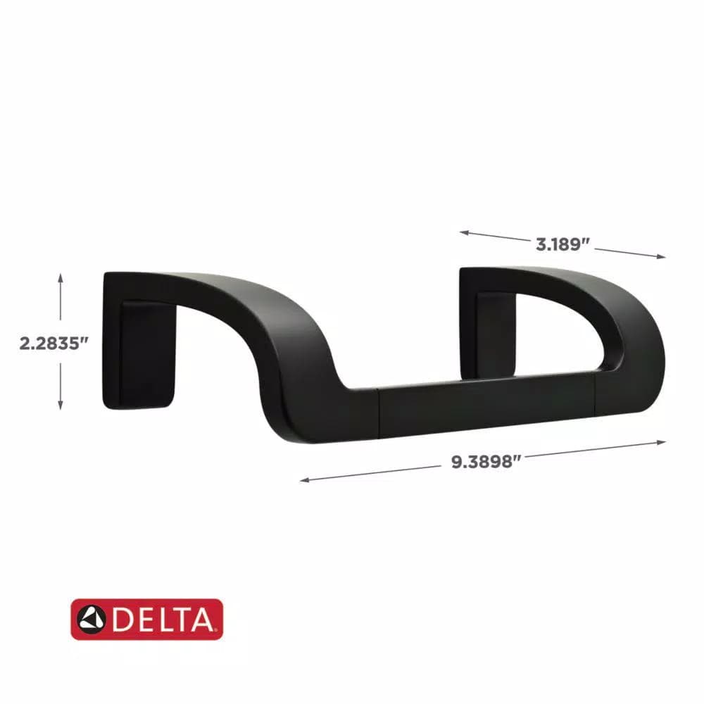 Delta Annalisa 8 in. Single Hand Towel Bar, Matte Black