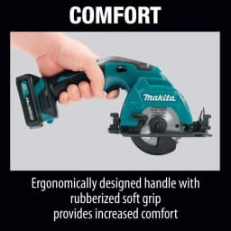 Makita 12V MAX CXT Cordless 3-3/8 in. Circular Saw Kit with Case, 2x 2.0Ah Batteries & Charger thumbnail 7