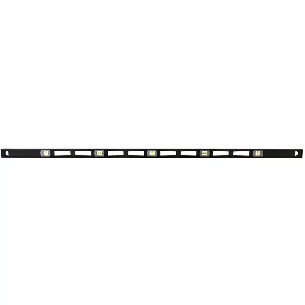 Johnson 96 in. Magnetic Contractor I-Beam Level with Top-Read Magnified Window