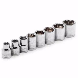 Husky 18-Piece 3/8 in. Drive Ratchet and SAE/Metric Socket Set thumbnail 5