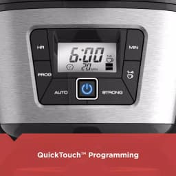 BLACK+DECKER 12-Cup Programmable Drip Coffee Maker with QuickTouch Panel and Evenstream Showerhead, Black thumbnail 4