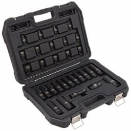DEWALT 30-Piece 1/2 in. Drive Metric Impact Socket Set with DirectTorque Technology thumbnail 1