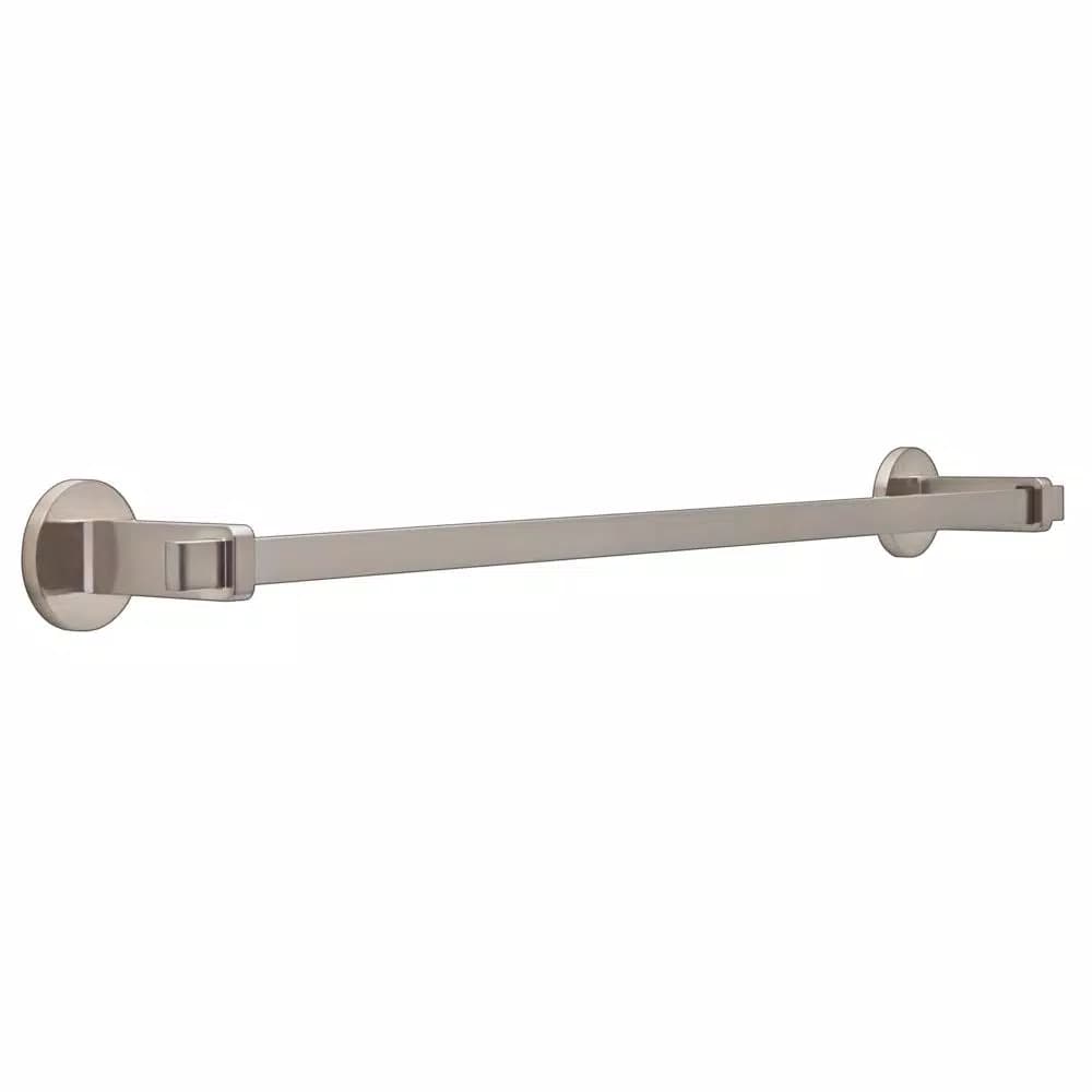 Delta Mandolin 24 in. Single Towel Bar in SpotShield Brushed Nickel