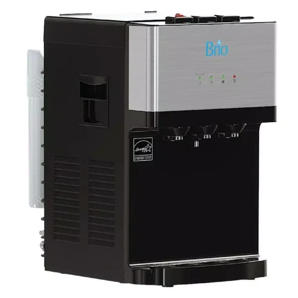 Brio Tri-Temp 2-Stage Countertop Bottleless Water Cooler with UV Self-Cleaning