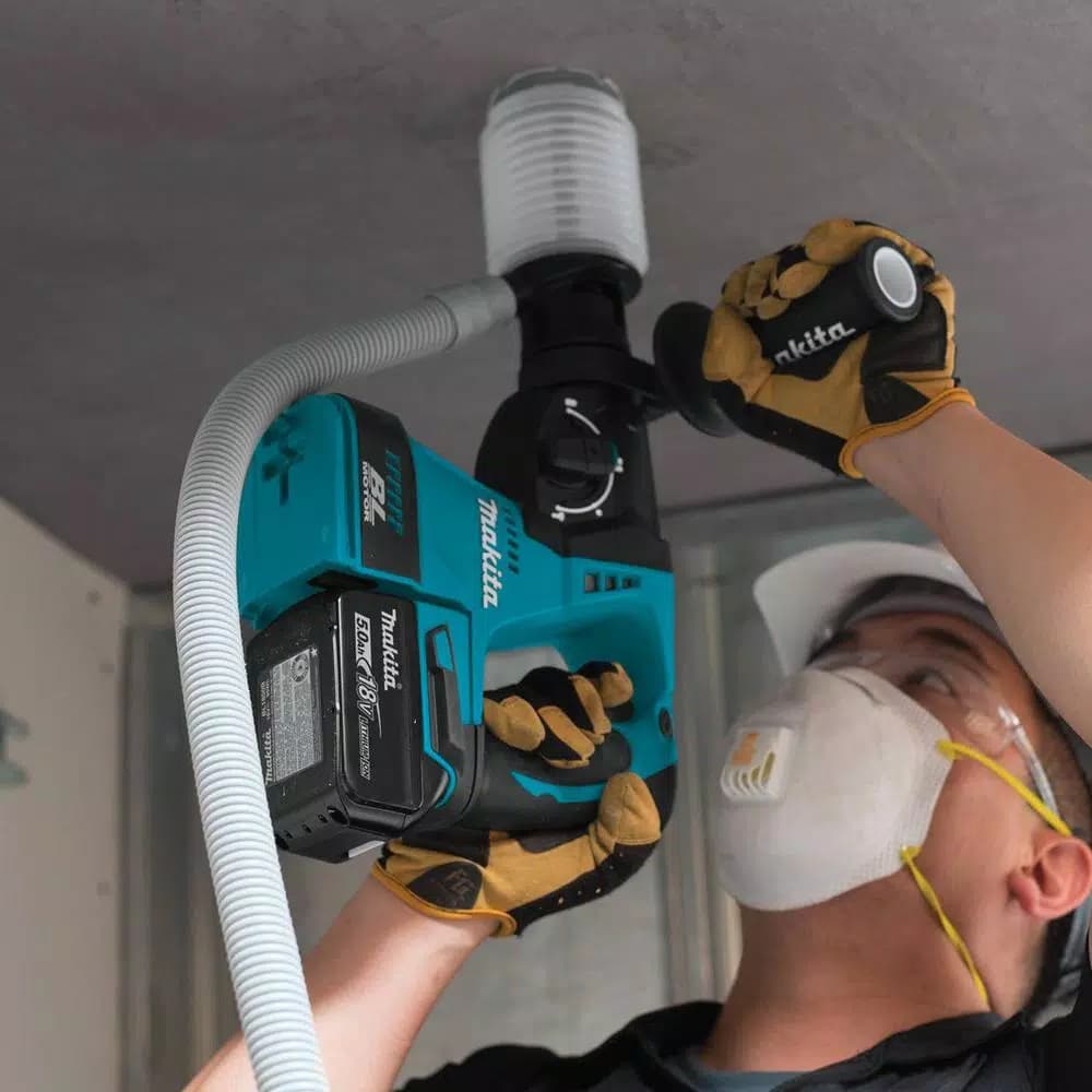 Makita 18V LXT Brushless SDS-Plus 1 in. Cordless Rotary Hammer Kit with (2) 5.0Ah Batteries & Charger