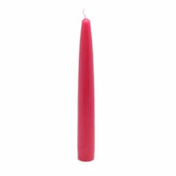 Zest Candle 6 in. Red Taper Candles, 12-Pack thumbnail 2