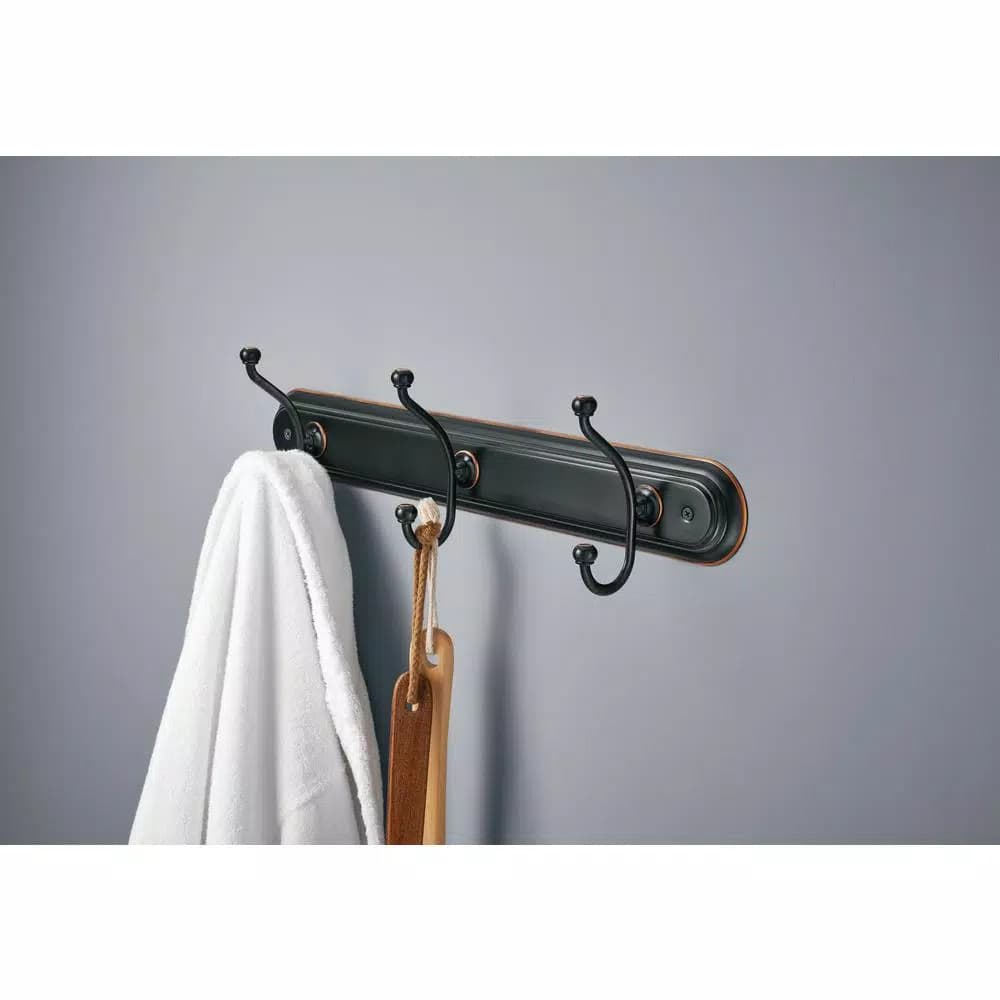 Delta Porter Triple Towel Hook, Oil Rubbed Bronze
