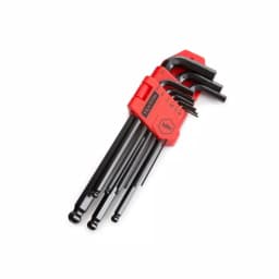 TEKTON 9-Piece Metric Long Arm Ball End Hex Key Wrench Set, 1.5-10 mm thumbnail 1