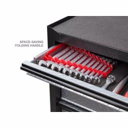 TEKTON 11-Tool Store-and-Go Wrench Rack Keeper, Red thumbnail 3