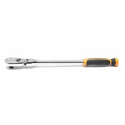 GearWrench 1/2 in. Drive 17 in. 90-Tooth Dual Material Flex Head Teardrop Ratchet thumbnail 4