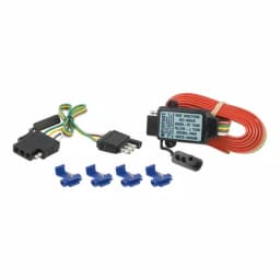 CURT 3-to-2-Wire Taillight Converter with 4-Way Flat Connector thumbnail 1