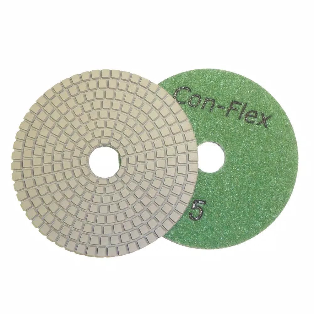 Con-Flex 4 in. 5-Step Diamond Polishing Pad - Step 5 High Gloss
