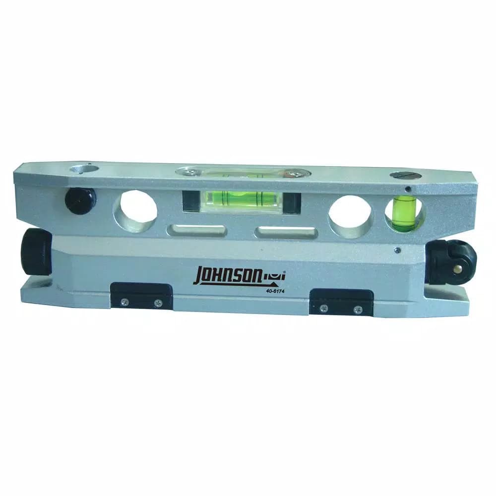 Johnson Magnetic Torpedo Laser Level with Aluminum Frame and 100 ft. Range