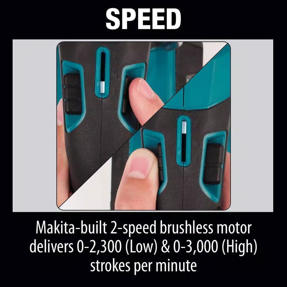 Makita 36V (18V X2) LXT Brushless Cordless Reciprocating Saw Kit with (2) 5.0Ah Batteries and Charger