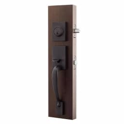 Copper Creek Colonial Handleset with Waverlie Lever Trim, Tuscan Bronze thumbnail 2