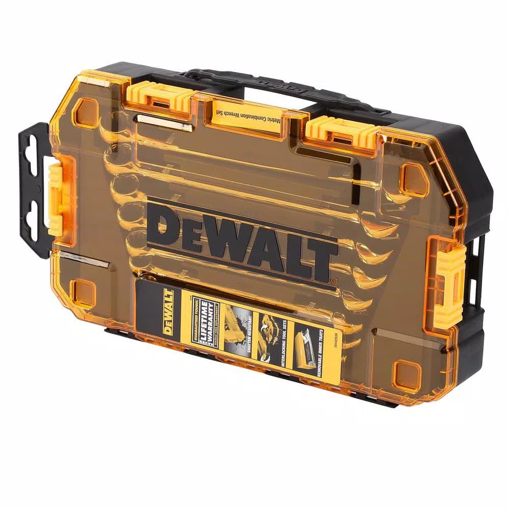 DEWALT DWMT73810 8-Piece Metric Long Panel Combination Wrench Set