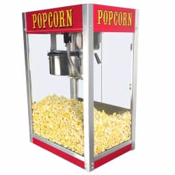 Paragon Theater Pop 8 oz. Red Stainless Steel Countertop Popcorn Machine thumbnail 5