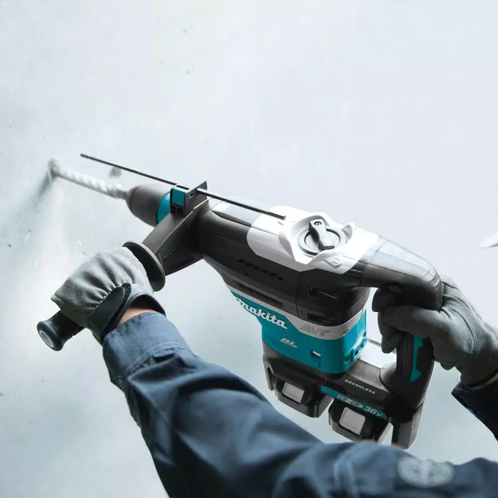 Makita 18V X2 LXT 36V Cordless SDS-MAX Rotary Hammer Kit with 1/2 in. Impact Wrench Bonus