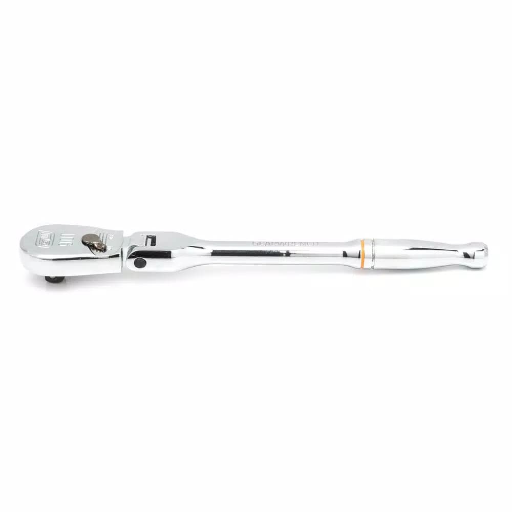 GearWrench 1/4 in. Drive 7 in. 90-Tooth Flex Head Teardrop Ratchet