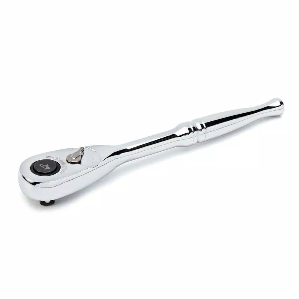 Husky 1/4 in. Drive 144-Tooth Pro Ratchet, Low Profile Teardrop Head