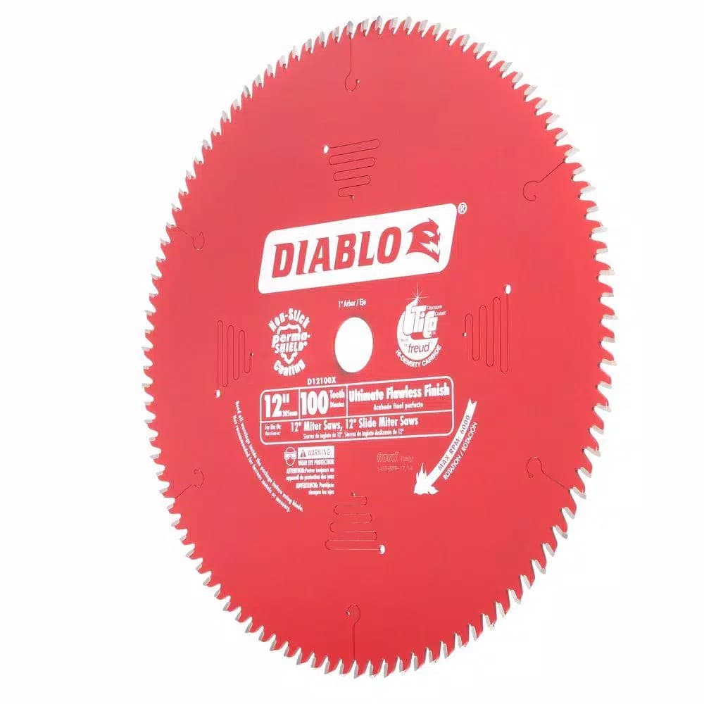 Diablo 12 in. 100-Teeth Ultimate Polished Finish Carbide Circular Saw Blade
