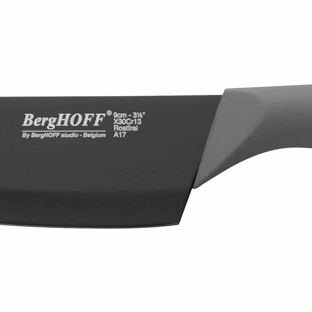 BergHOFF Eclipse 3.5 in. Stainless Steel Cheese Knife with Non-Stick Coating and Protective Sheath
