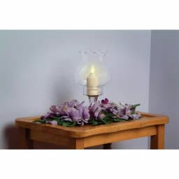 Xodus Innovations 4 in. Amber LED Votive Candle with Antique Brass Base, Battery Operated Flameless Candle thumbnail 2