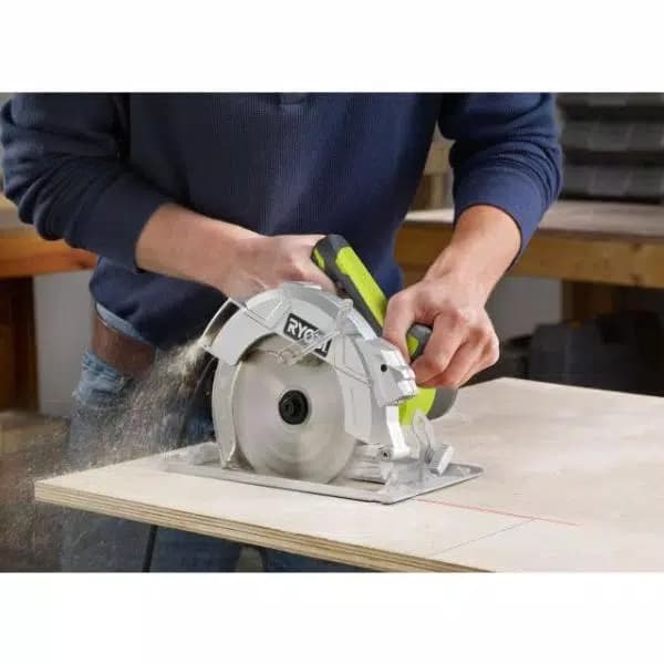 RYOBI 15 Amp 7-1/4 in. Corded Circular Saw with EXACTLINE Laser Alignment System