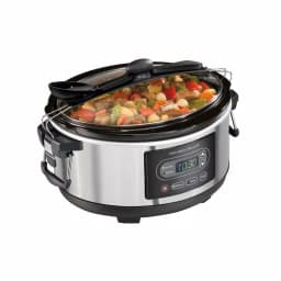 Hamilton Beach Stay or Go 5 Qt. Stainless Steel Programmable Slow Cooker thumbnail 1
