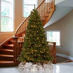 National Tree Company North Valley 7.5 ft. Spruce Artificial Christmas Tree with Dual Color LED Lights thumbnail 2