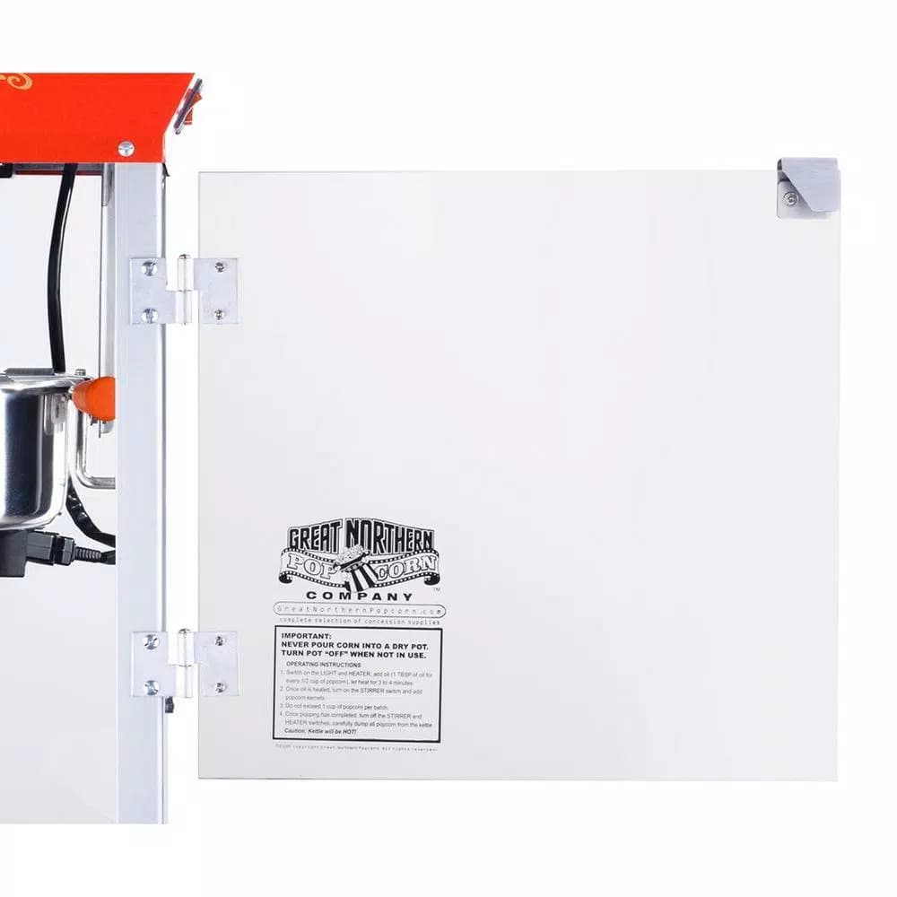 Great Northern Popcorn All-Star 8 oz. Red Countertop Popcorn Machine