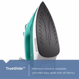 BLACK+DECKER Light 'N Easy Compact Steam Iron, 1200W, Teal thumbnail 6