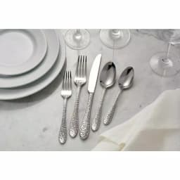 Oneida Ivy Flourish 18/10 Stainless Steel Bouillon Spoons, Paisley Ornate Design, Set of 12 thumbnail 3