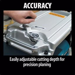 Makita 12 in. Corded Compact Portable Planer, 15 Amp, with Interna-Lok Head Clamp thumbnail 9