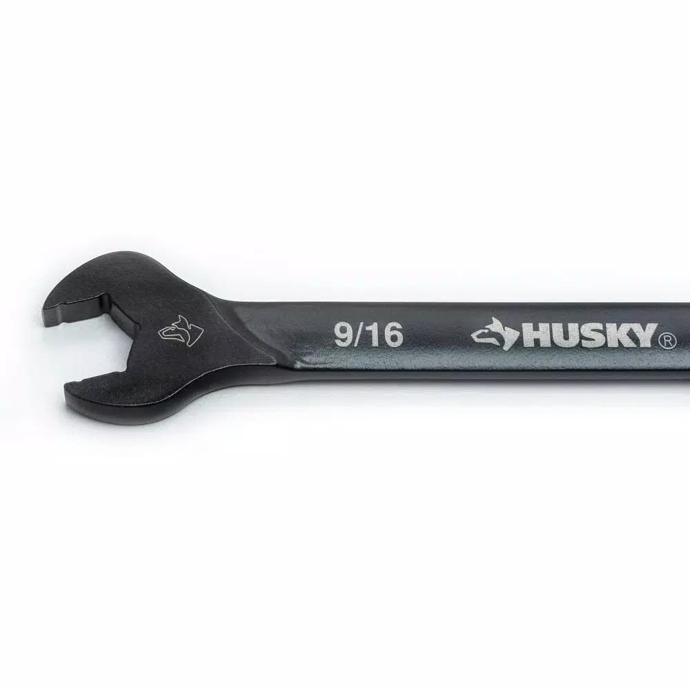 Husky 6-Piece SAE Flex-Head Ratcheting Wrench Set, 100-Position Locking