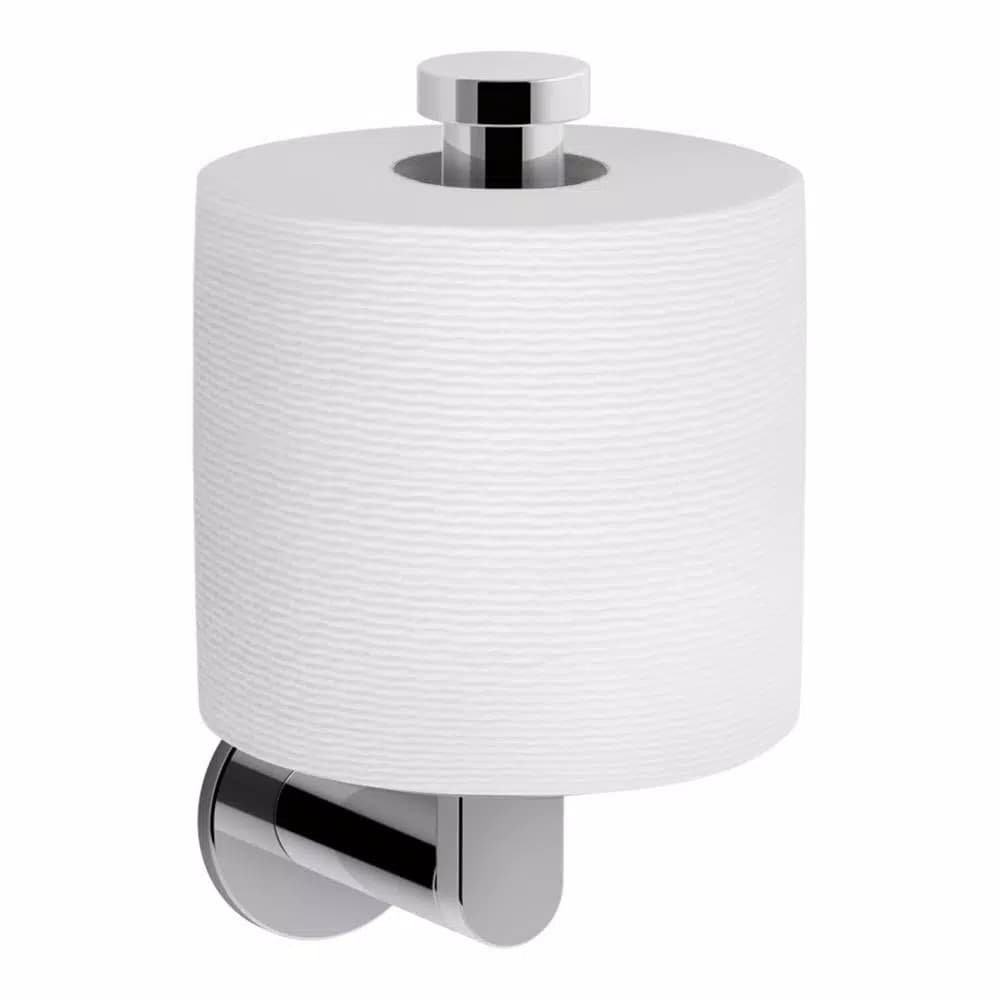 KOHLER Composed Vertical Toilet Tissue Holder in Polished Chrome
