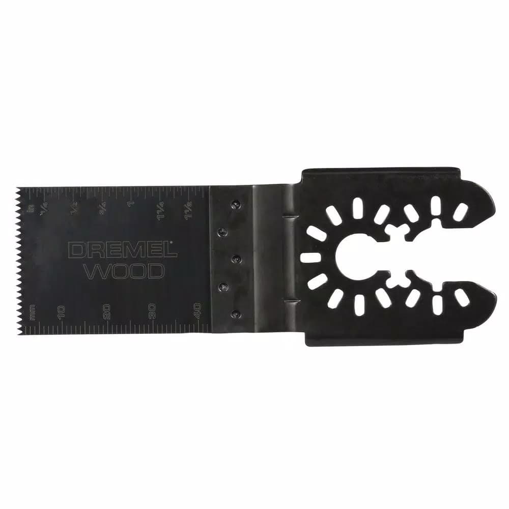 Dremel Multi-Max 1-1/4 in. Universal Wood Flush Cut Oscillating Tool Blades, 3-Pack