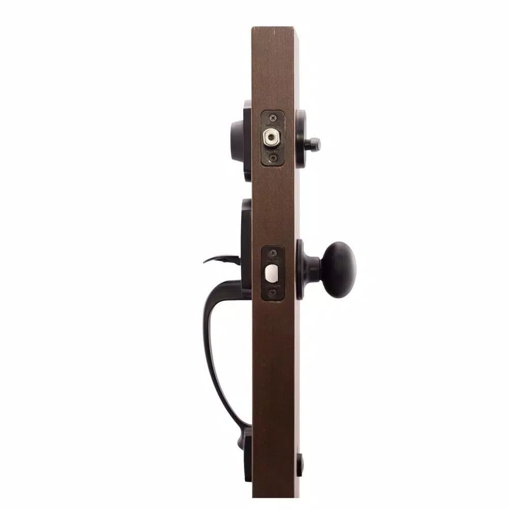 Copper Creek Heritage Black Handleset with Waverlie Lever Trim